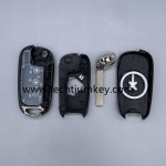 2 botones de la carcasa de la llave de vuelta remota para Buick Verano
