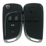 3+1 button remote flip key shell for Buick
