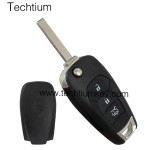 3 button remote flip key shell for Buick