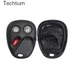 with battery place 3 button remote key shell for Buick