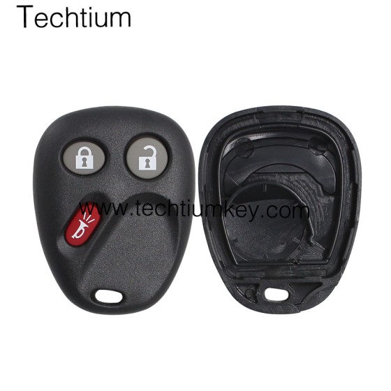 with battery place 3 button remote key shell for Buick