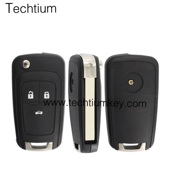 3 button remote flip key shell for Buick