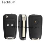 2 button remote flip key shell for Buick