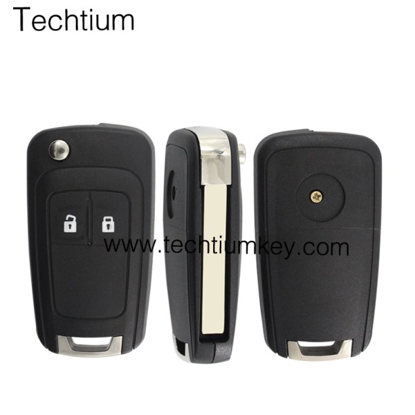 2 button remote flip key shell for Buick