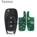 433Mhz 46 Chip 3 button remote key for Buick