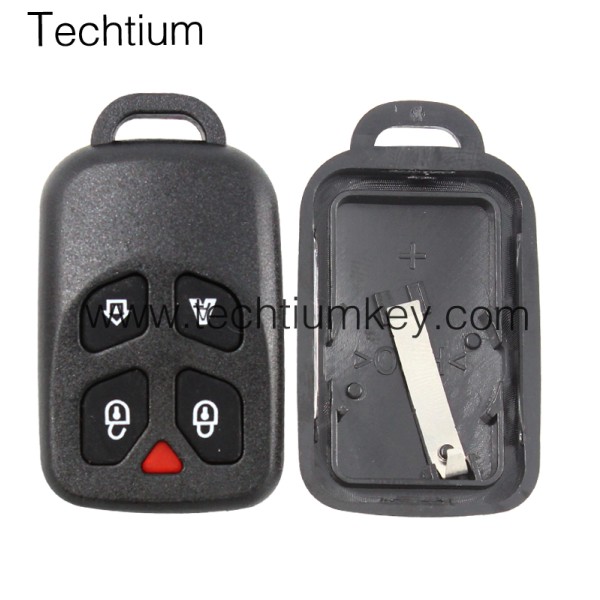 4+1 button remote key shell for Brazil POSITRON