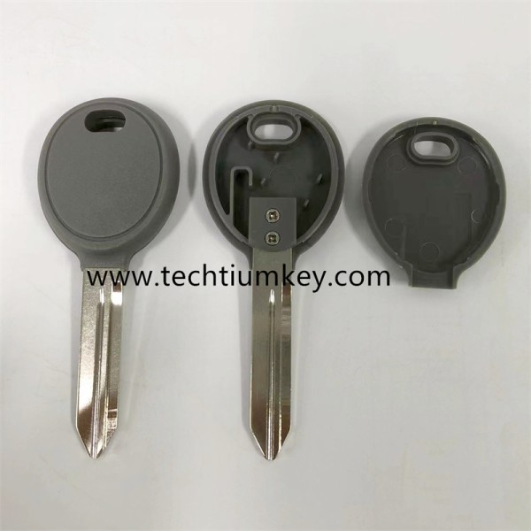 with screw,Grey Color transponder key shell for Chrysler