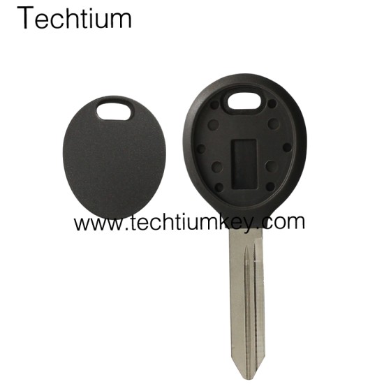 Grey Color transponder key shell for Chrysler