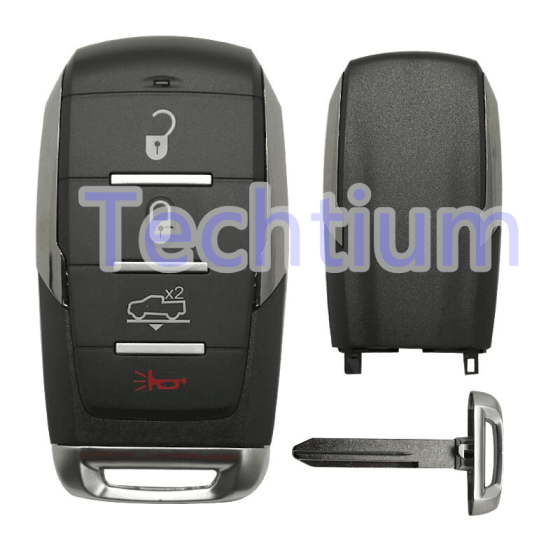 4 tombol remote key shell untuk Dodge
