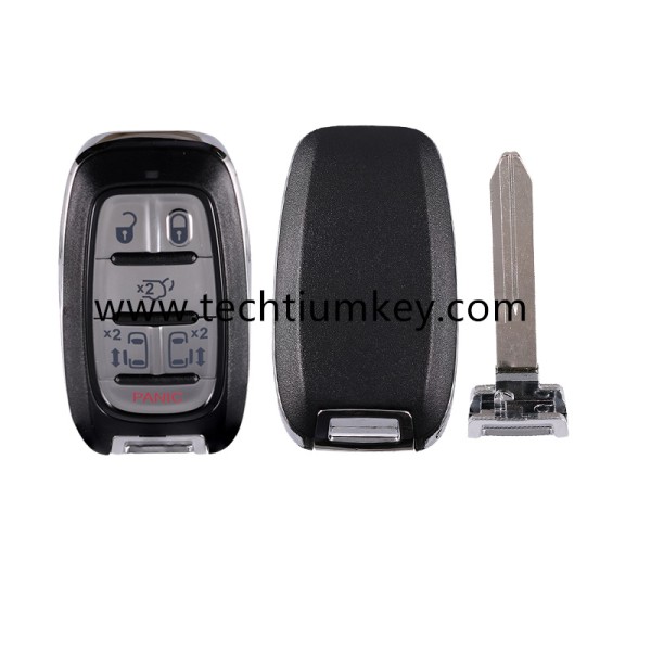 5+1 button remote key shell for Chrysler