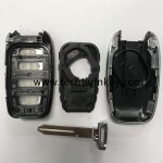 3+1 botão shell chave remota para Chrysler