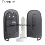 NO Battery clamp 3 button remote key shell for Chrysler,Dodge,Jeeep,RAM