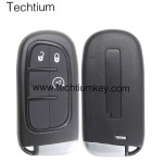 NO Battery clamp 3 button remote key shell for Chrysler,Dodge,Jeeep,RAM