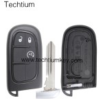 NO Battery clamp 3 button remote key shell for Chrysler,Dodge,Jeeep,RAM
