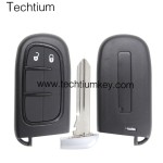 NO Battery clamp 2 button remote key shell for Chrysler,Dodge,Jeeep,RAM