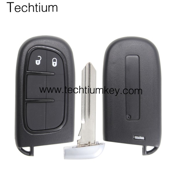 NO Battery clamp 2 button remote key shell for Chrysler,Dodge,Jeeep,RAM