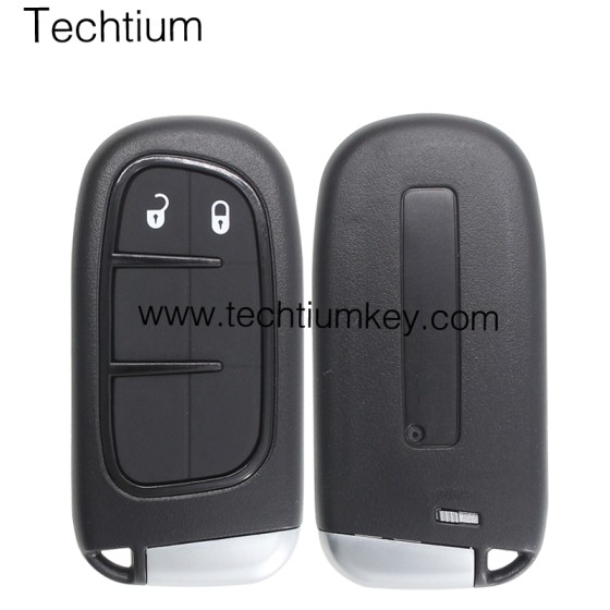 NO Battery clamp 2 button remote key shell for Chrysler,Dodge,Jeeep,RAM