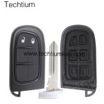 NO Battery clamp 2 button remote key shell for Chrysler,Dodge,Jeeep,RAM