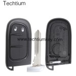 NO Battery clamp 2 button remote key shell for Chrysler,Dodge,Jeeep,RAM