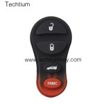 3+1 button remote key shell for Chrysler