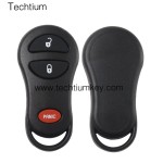 2+1 button remote key shell for Chrysler