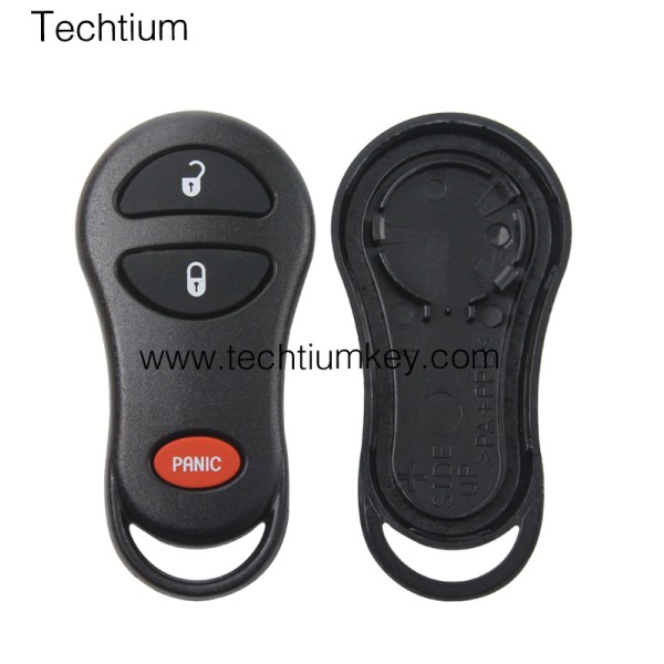2+1 button remote key shell for Chrysler