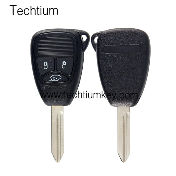 with battery clamp 3 button remote key shell for Chrysler