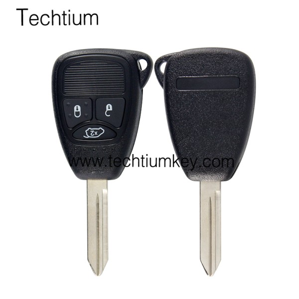 with battery clamp 3 button remote key shell for Chrysler