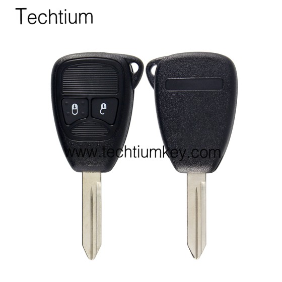 with battery clamp 2 button remote key shell for Chrysler