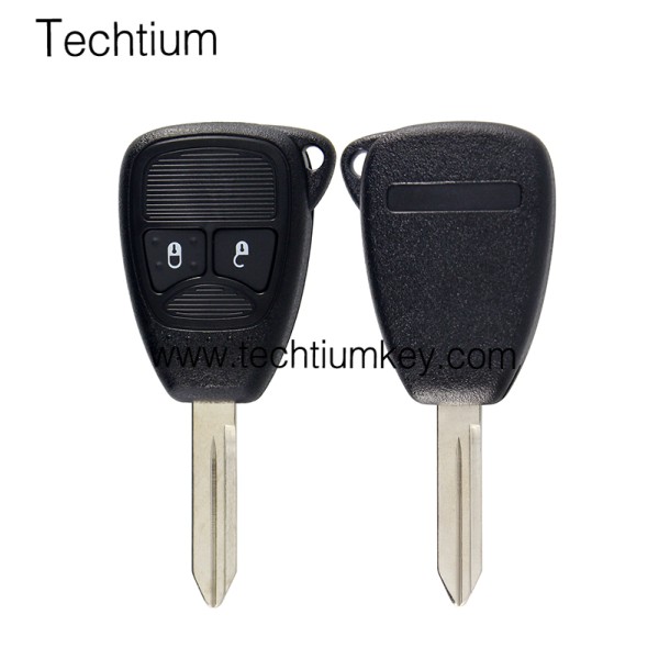 with battery clamp 2 button remote key shell for Chrysler