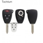 with battery clamp 3+1 button remote key shell for Chrysler