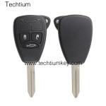 with battery clamp 3 button remote key shell for Chrysler