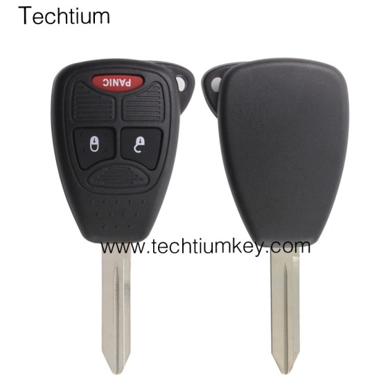 with battery clamp 2+1 button remote key shell for Chrysler