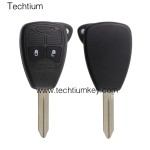with battery clamp 2 button remote key shell for Chrysler