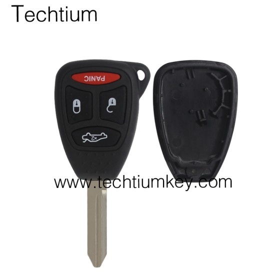 No battery clamp 3+1 button remote key shell for Chrysler