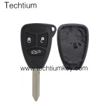 No battery clamp 3 button remote key shell for Chrysler