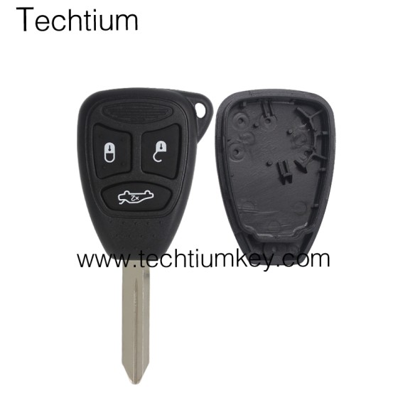 No battery clamp 3 button remote key shell for Chrysler