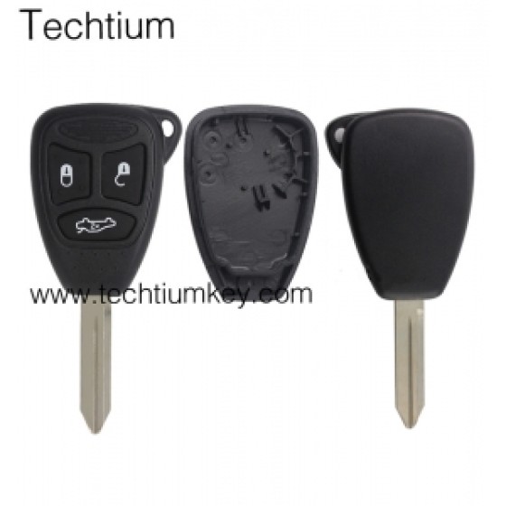 No battery clamp 3 button remote key shell for Chrysler