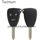 No battery clamp 3 button remote key shell for Chrysler
