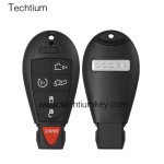 with DODGE LOGO 5+1 button remote key shell for Chrysler/Dodge/Jeep