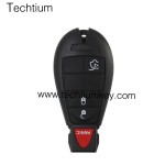 NO LOGO 3+1 button remote key shell for Chrysler/Dodge/Jeep