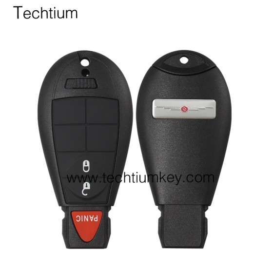 with Chrysler LOGO 2+1 button remote key shell for Chrysler/Dodge/Jeep