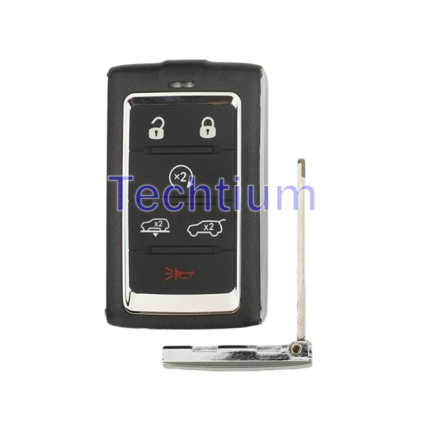 433Mhz 4A chip M3NWXF0B1 PN: 685169738AA 5+1 button remote key for Jeep Grand Wagoneer