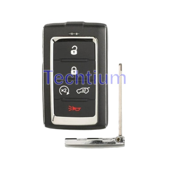 433Mhz 4A chip M3NWXF0B1 PN: 685169738AA 4+1 button remote key for Jeep Grand Wagoneer