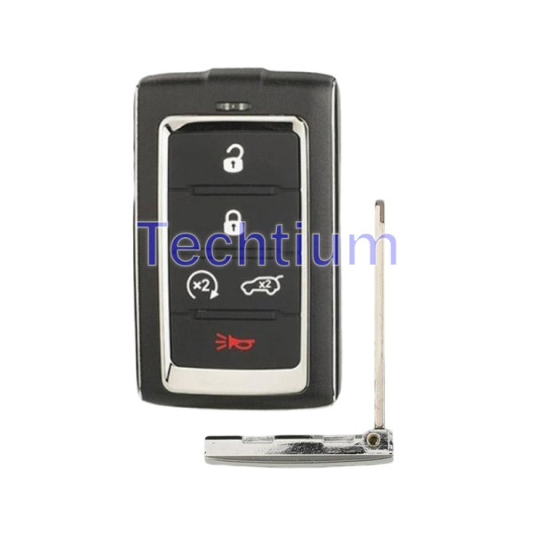 433Mhz 4A chip M3NWXF0B1 PN: 685169738AA 4+1 button remote key for Jeep Grand Wagoneer