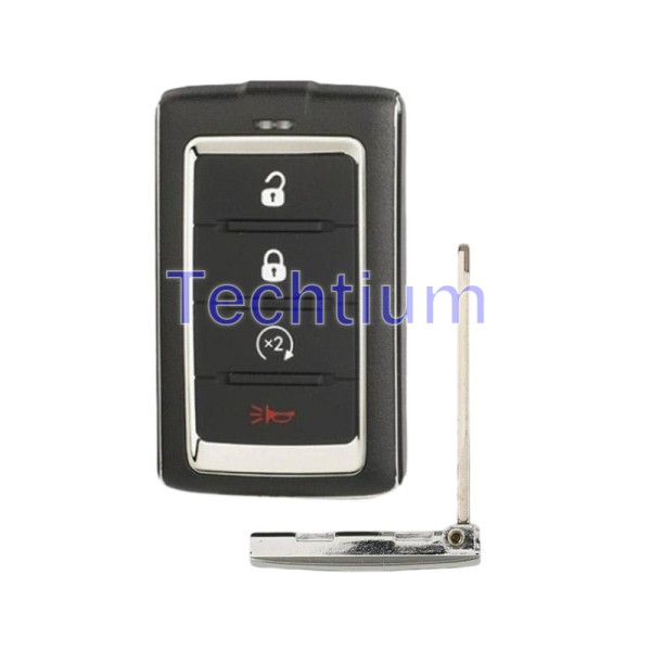 433Mhz 4A chip M3NWXF0B1 PN: 685169738AA 3+1 button remote key for Jeep Grand Wagoneer