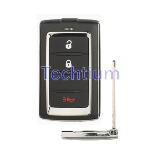 433Mhz 4A chip M3NWXF0B1 PN: 685169738AA 2+1 button remote key for Jeep Grand Wagoneer
