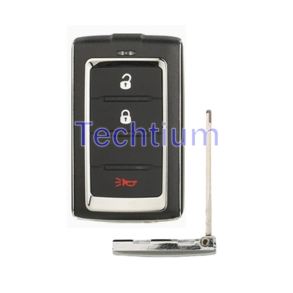 433Mhz 4A chip M3NWXF0B1 PN: 685169738AA 2+1 button remote key for Jeep Grand Wagoneer