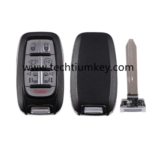 434Mhz 4A chip FCC:M3N-97395900 P/N:68217832AC,68217832AB keyless 6+1 button remote key for Chrysler PaCifica,Voyager