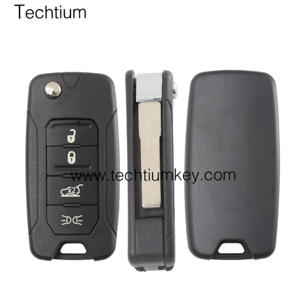 433Mhz MQB48 chip 2ADFTFI5AM433TX 4  button remote key for 2015 - 2019 Jeep Renegade Fiat 500X